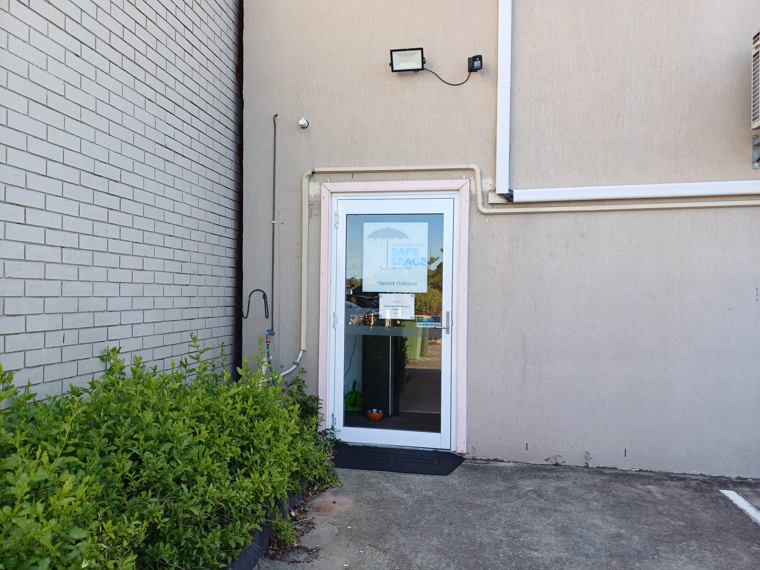 Strathpine Safe Space back door entry