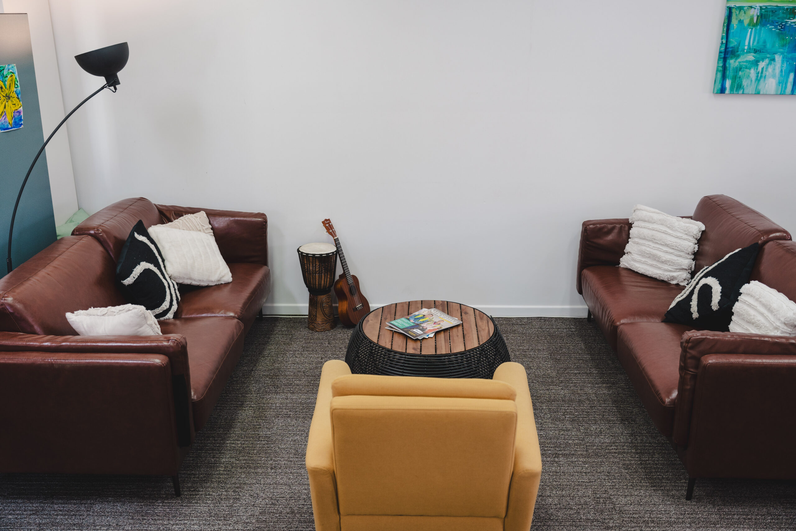 Strathpine Safe Space meeting space with furniture